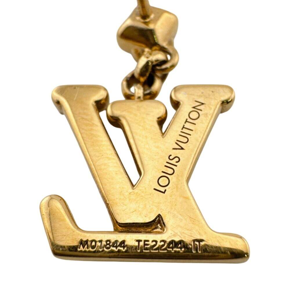 LOUIS VUITTON Gold Earrings - Picture 7 of 8